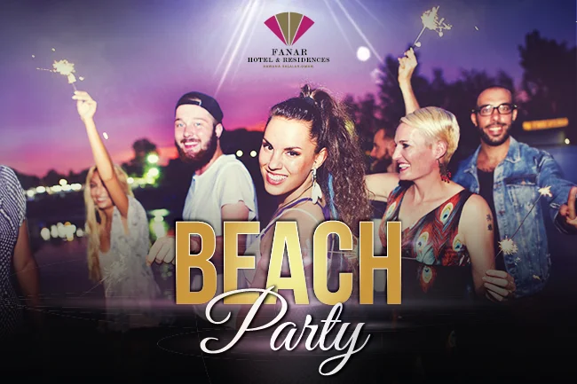 Beach party on Wednesday